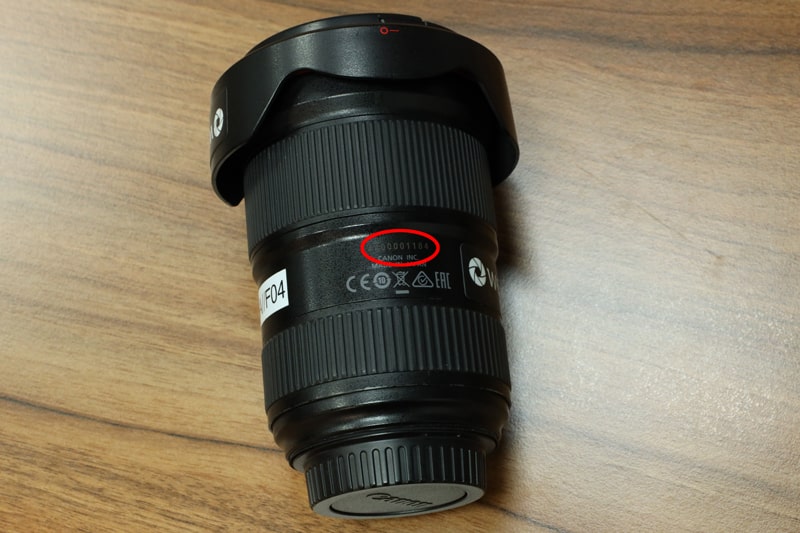 Lens Canon Serial 1