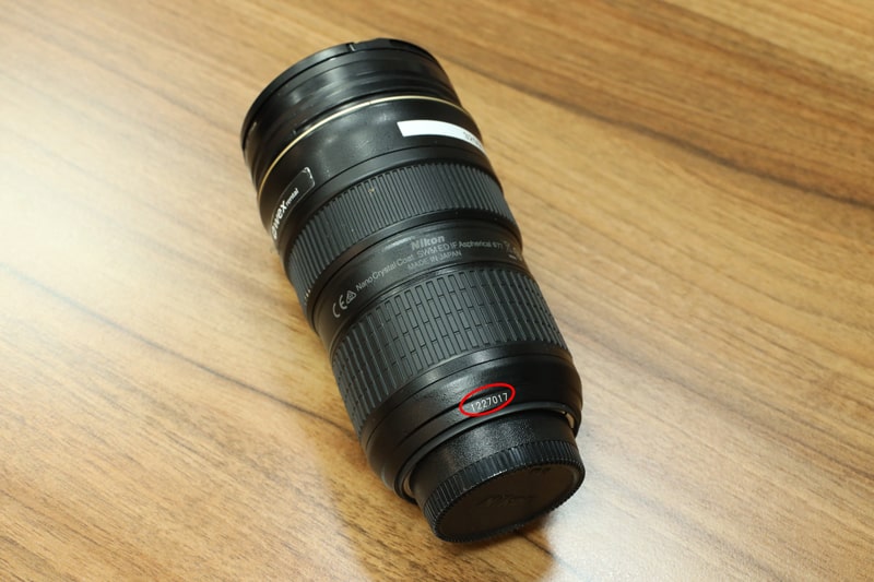 Lens Nikon Serial